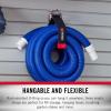 imageVELCRO Brand Easy Hang Stretch Storage Strap  Heavy Duty Holds 20lbs  Elastic Stretches 15X Length  Wrap Extension Cords Bundle Poles and Tool Handles  Medium 24quot BlackLarge 30