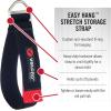 imageVELCRO Brand Easy Hang Stretch Storage Strap  Heavy Duty Holds 20lbs  Elastic Stretches 15X Length  Wrap Extension Cords Bundle Poles and Tool Handles  Medium 24quot BlackMedium 24