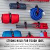 imageVELCRO Brand Easy Hang Stretch Storage Strap  Heavy Duty Holds 20lbs  Elastic Stretches 15X Length  Wrap Extension Cords Bundle Poles and Tool Handles  Medium 24quot BlackSmall 16