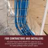 imageVELCRO Brand Fire Retardant Cable Ties  50pk ONEWRAP FR Cable Straps for Contractors Installers or Home Use  8 Inch PreCut Cable Management Ties  Cranberry