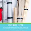 imageVELCRO Brand Garden Series Elastic Straps  Versatile Ties to Bundle Stakes Tool Handles Wrap Fencing Camping Gear or Supplies  Adjustable and Stretch for Snug Fit  Black 2ct 15quot x 1quot30 x 1 2ct