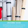 imageVELCRO Brand Garden Series Elastic Straps  Versatile Ties to Bundle Stakes Tool Handles Wrap Fencing Camping Gear or Supplies  Adjustable and Stretch for Snug Fit  Black 2ct 15quot x 1quot15 x 1 2ct