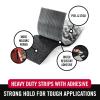 imageVELCRO Brand Heavy Duty Fasteners  4x2 Inch Strips 4 Sets  Holds 10 lbs  StickOn Adhesive Backed  Black Industrial Strength  For Indoor or Outdoor Use 90209Black