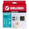 imageVELCRO Brand Kitchen and Bath Mounting Tape Moisture Resistant for Installing Shower Accessories and Bathroom Decor 12ft Heavy Duty Roll Holds 10 pounds Easy Peel and Stick Application WhiteBlack