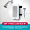 imageVELCRO Brand Kitchen and Bath Mounting Tape Moisture Resistant for Installing Shower Accessories and Bathroom Decor 12ft Heavy Duty Roll Holds 10 pounds Easy Peel and Stick Application WhiteWhite