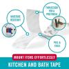 imageVELCRO Brand Kitchen and Bath Mounting Tape Moisture Resistant for Installing Shower Accessories and Bathroom Decor 12ft Heavy Duty Roll Holds 10 pounds Easy Peel and Stick Application WhiteWhite