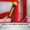imageVELCRO Brand Workbench Foam Mounting Tape with Snap Locking  Garage Organization Indoor or Outdoor  10ft Total 5ft Closure 12quot Wide Black112in x 1in Strips  4 Sets