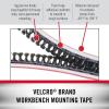 imageVELCRO Brand Workbench Foam Mounting Tape with Snap Locking  Garage Organization Indoor or Outdoor  10ft Total 5ft Closure 12quot Wide Black18 Usable Closure  36 Total  12 Wide
