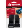 imageVELCRO Brand Elastic Cinch Straps with Buckle  2 Count  Adjustable and Stretch for Snug Fit  for Fastening Power Cords Organizing Cables More  Black s  8in x 1in VEL30095USAL  30in X 1in