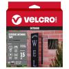 imageVELCRO Brand Extreme Outdoor Heavy Duty Tape  10Ft x 1 In  Holds 15 lbs  Black with Stick on Adhesive  Strong Weather Resistant Holding Power  91843Black