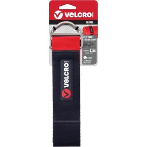 imageVELCRO Brand Easy Hang Stretch Storage Strap  Heavy Duty Holds 20lbs  Elastic Stretches 15X Length  Wrap Extension Cords Bundle Poles and Tool Handles  Medium 24quot BlackLarge 30