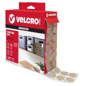 imageVELCRO Brand Sticky Back Dots  200 Pk Beige  34quot Circles  Perfect for Classroom Home or Office  Adhesive Backed Round Hook and Loop Strips 90140Beige