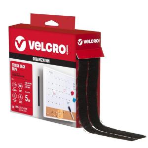 imageVELCRO Brand Sticky Back Tape for Organization 15 x 34quot Black 9008115 ft x 34 in