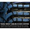 imageVELCRO Brand  1801OWPBB75 Double Sided ONEWRAP Tape for Secure and Reusable Cable Installations 12quot X 25 Yard Roll