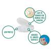 imageVELCRO Brand  Removable Mounting Circles  38quot 56 ct 95188