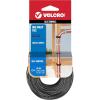 imageVELCRO Brand ONE WRAP Thin Ties  Strong ampamp Reusable  Perfect for Fastening Wires ampamp Organizing Cords  BlackGray 15in x 12Inch  30 Count 94257