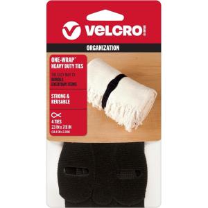 imageVELCRO Brand ONEWRAP Ties  Reusable PreCut and Self GrippingBlack