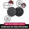 imageVELCRO Brand Industrial Fasteners StickOn Adhesive  Professional Grade Heavy Duty Strength  Indoor Outdoor Use 1 78in Circles 4 SetsBlack