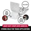 imageVELCRO Brand Industrial Fasteners StickOn Adhesive  Professional Grade Heavy Duty Strength Holds up to 10 lbs on Smooth Surfaces  Indoor Outdoor Use 4in x 2in 2pk Strips 2 Sets 90200