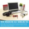 imageVELCRO Brand 150pk Cable Ties Value Pack  Replace Zip Ties with Reusable Straps ampamp ONEWRAP Cable Ties  60Pk  8 x 12quot Straps Multicolor  Strong Reusable Wire Management
